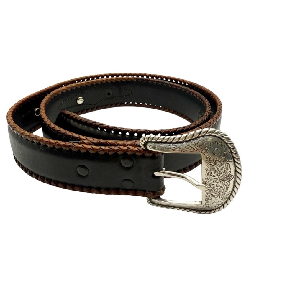 Nocona Women’s Leather Braided‎ Western Cowgirl Belt size 38